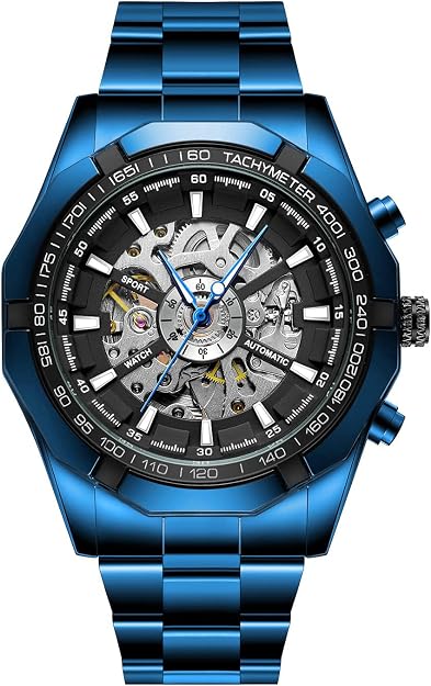 Men's Skull Skeleton Automatic Watch