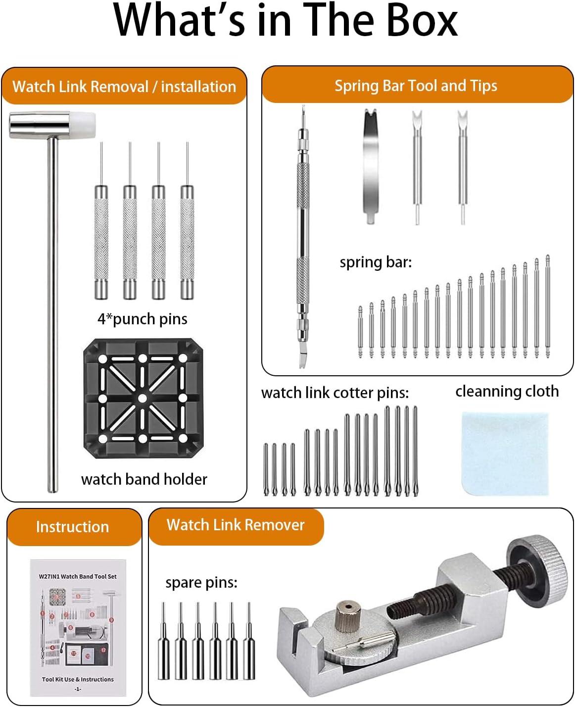 Watch Band Resizing & Repair Kit