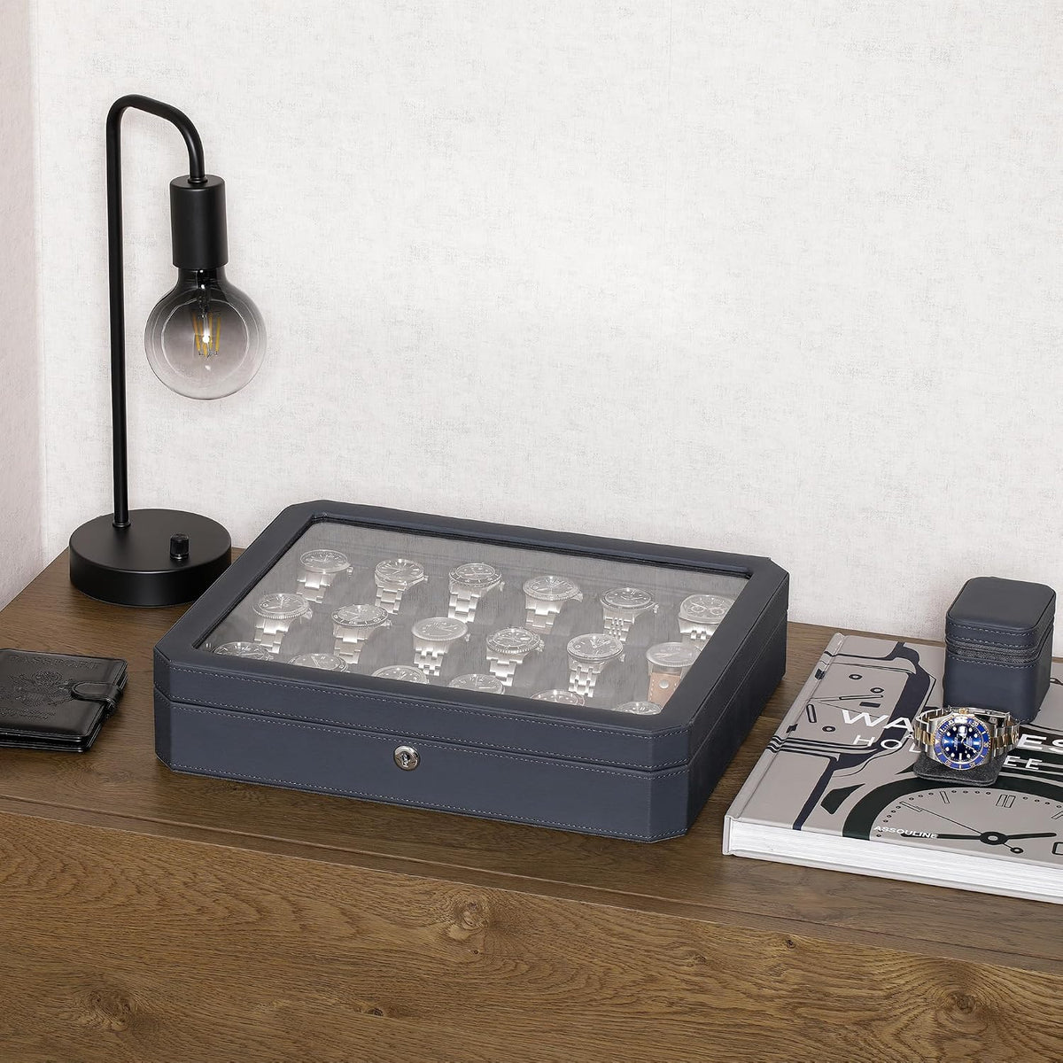 18-Slot Luxury Watch Display Box