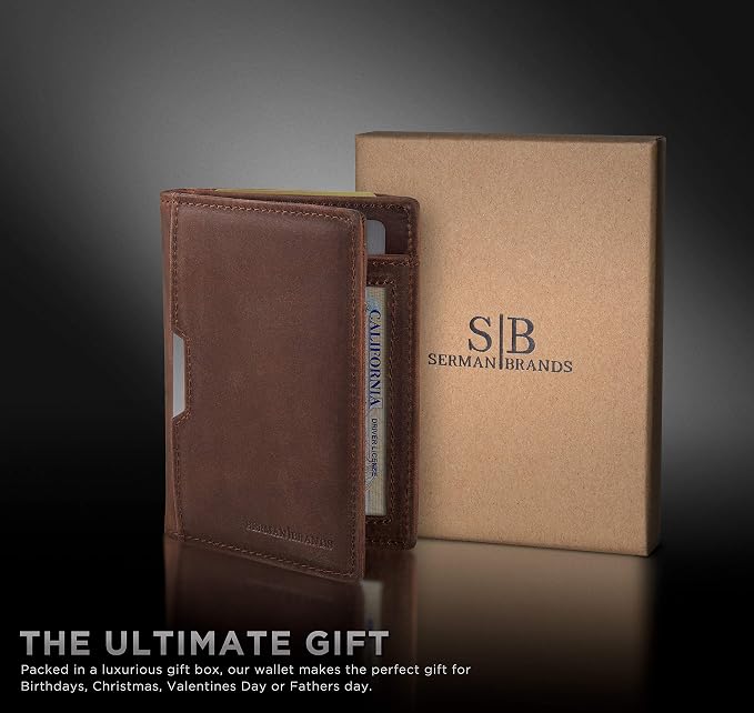Men's Slim Leather RFID Wallet
