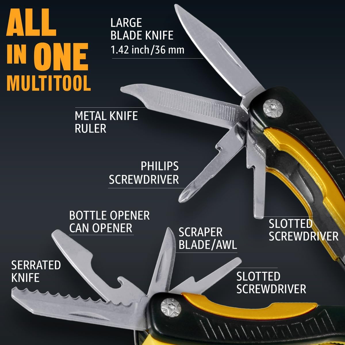 12-in-1 Mini Pocket Multitool