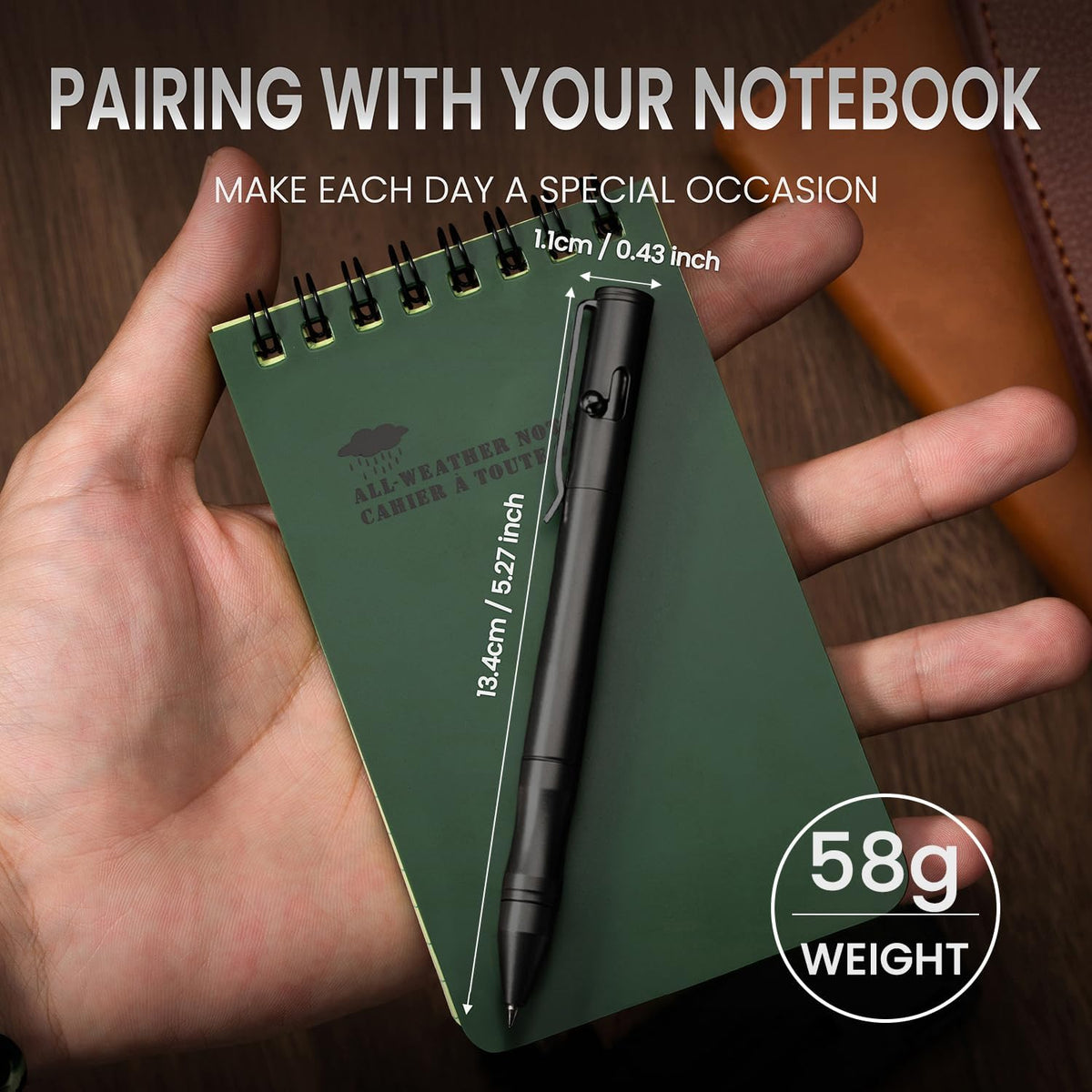 Heavy-Duty Bolt Action Metal Pen