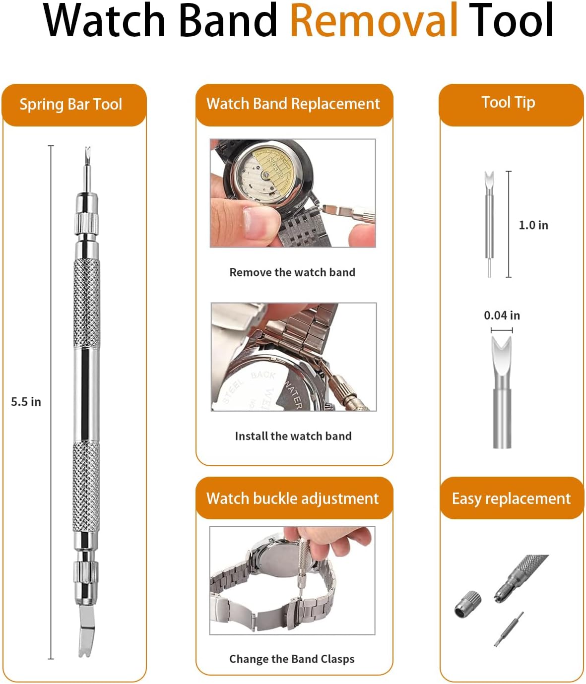 Watch Band Resizing & Repair Kit