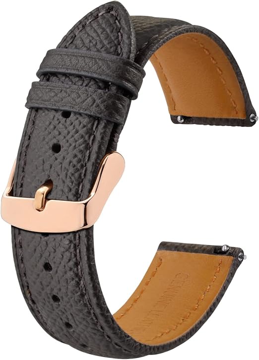 Textured Leather Watch Strap