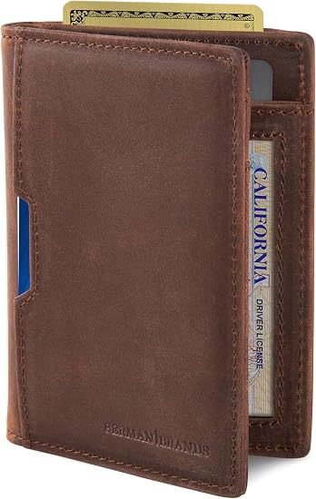 Men's Slim Leather RFID Wallet