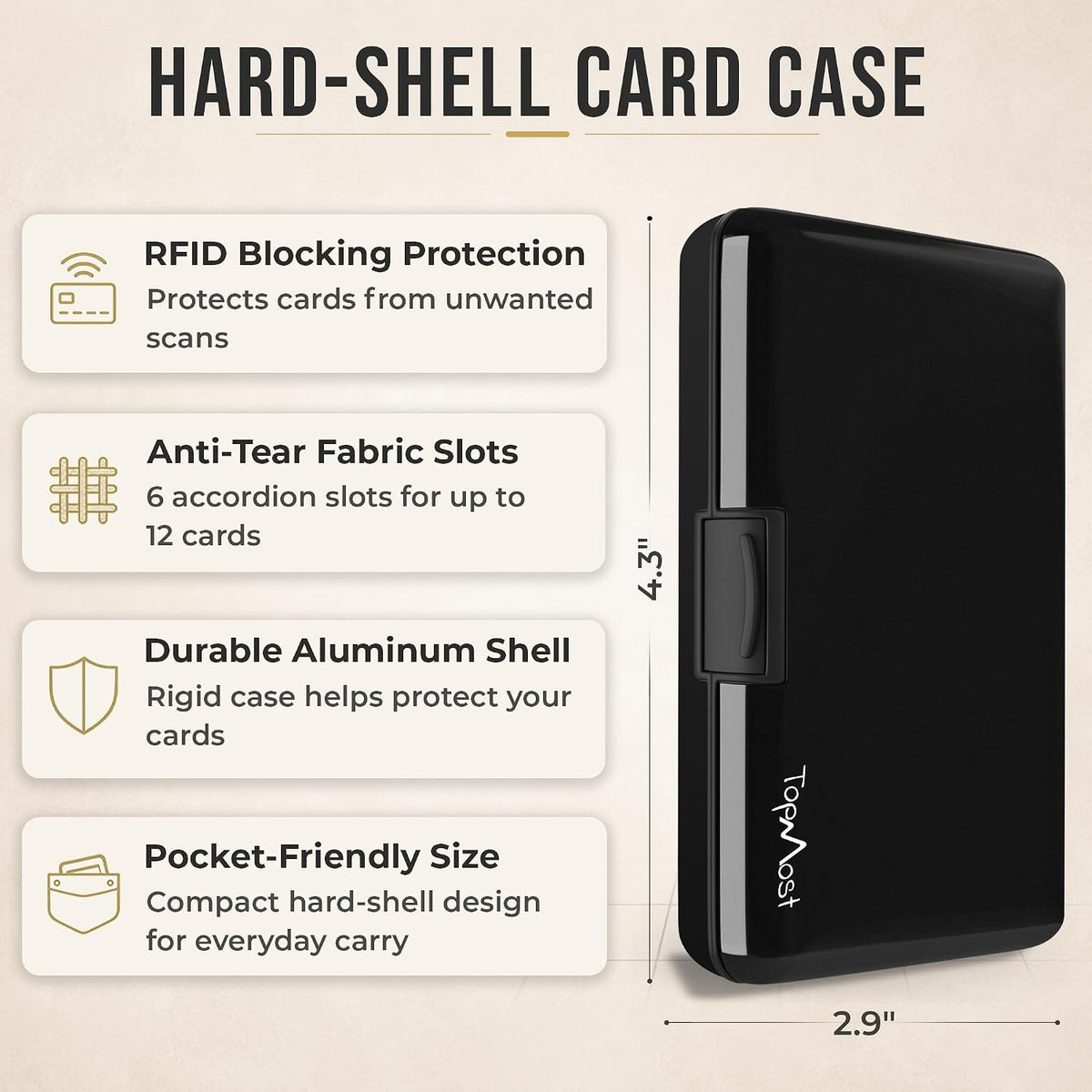 Aluminum RFID Blocking Card Holder
