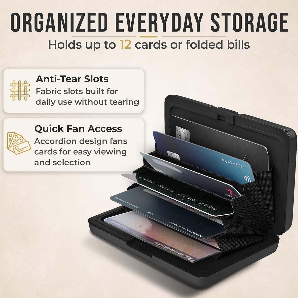 Aluminum RFID Blocking Card Holder