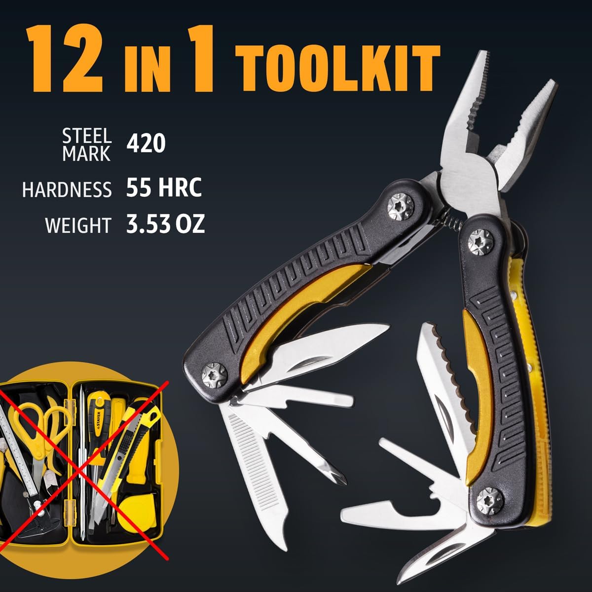 12-in-1 Mini Pocket Multitool