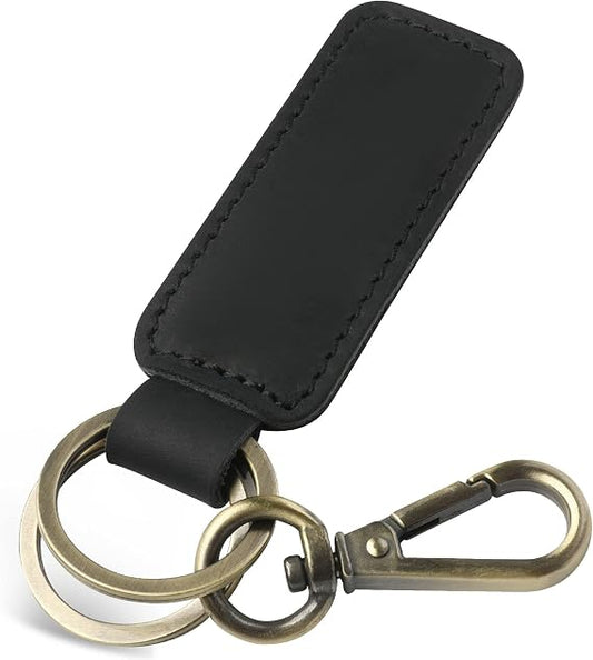Genuine Leather Car Keychain