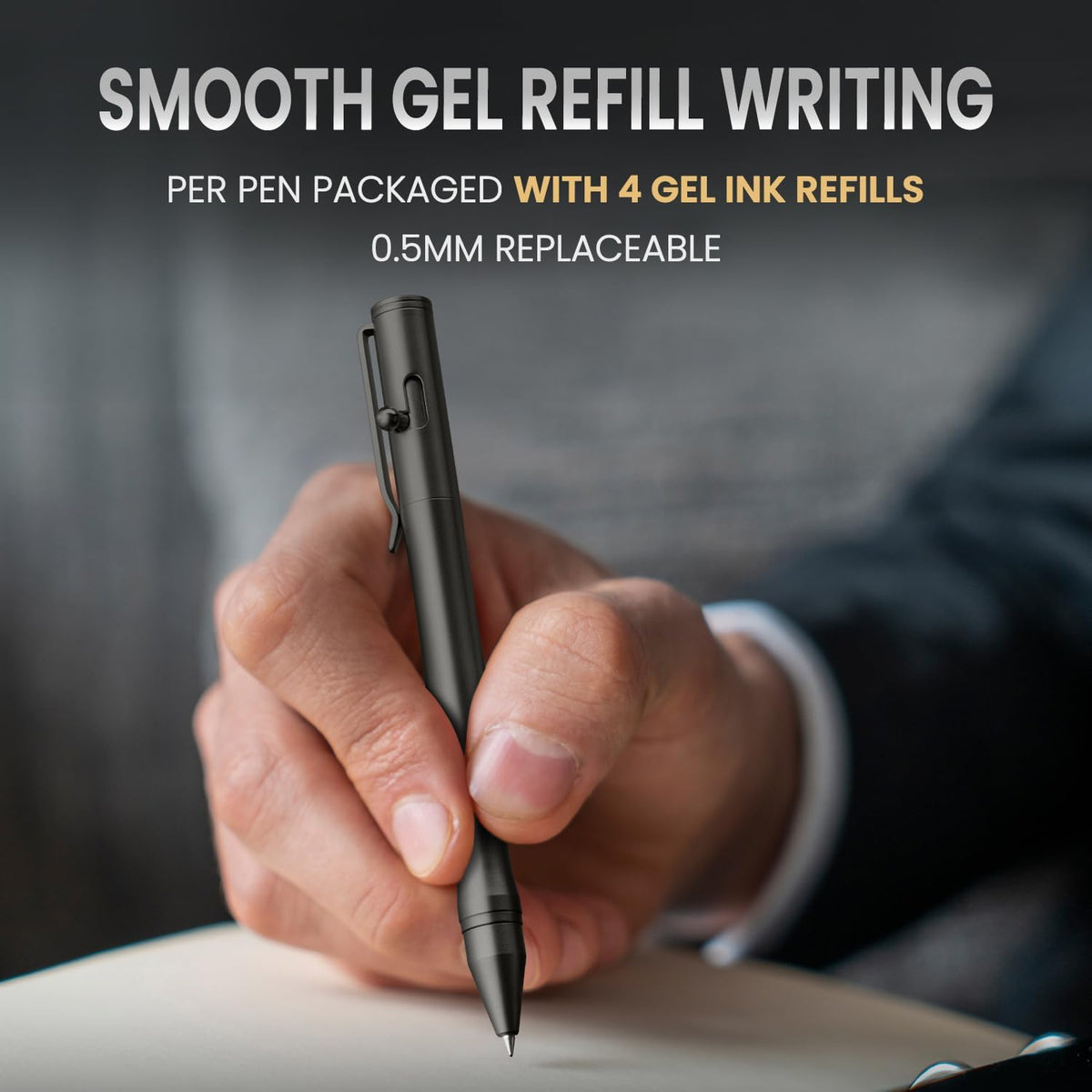 Heavy-Duty Bolt Action Metal Pen