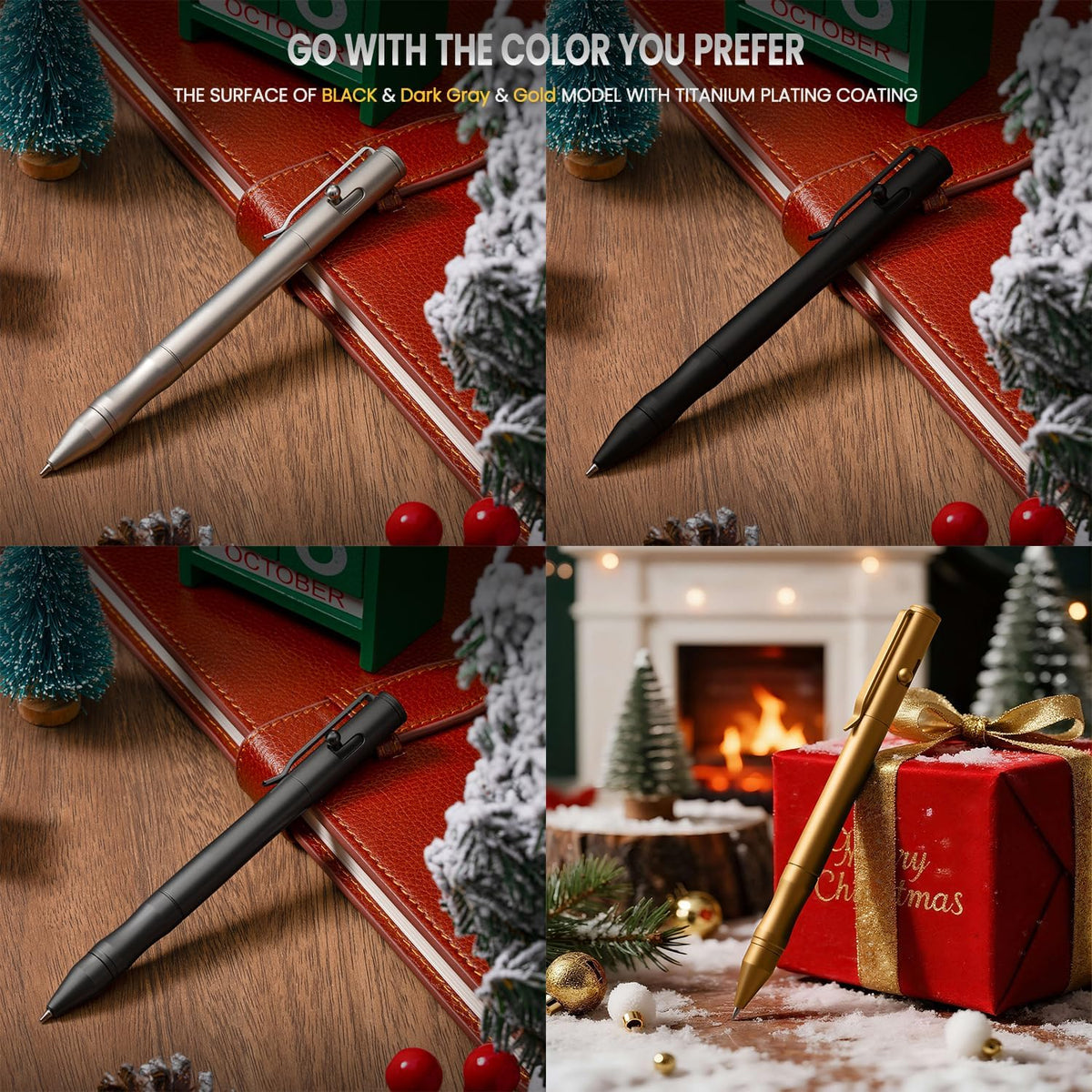 Heavy-Duty Bolt Action Metal Pen